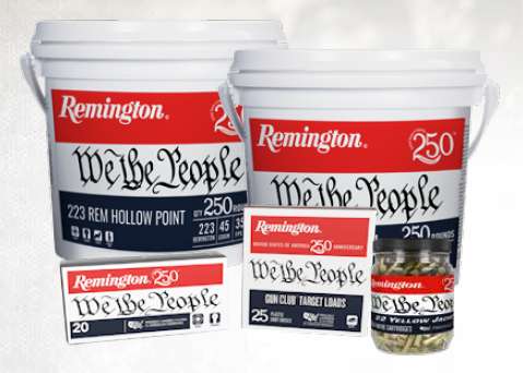 REMINGTON MUNITION .223 REM 55GR FMJ "WE THE PEOPLE" 250/1000