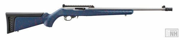 RUGER 10/22&Acirc;&reg; 250TH ANNIVERSARY .22 LR 18,5"/47CM 1/2"-28 LIBERTY BLUE SYNTHETIC