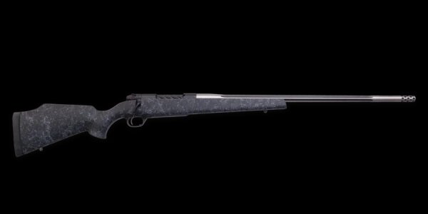 WEATHERBY MARK V ACCUMARK .338-378 WEATHERBY MAG 28"/71CM FLUTED SCHWARZ CERAKOTE 5/8"-24