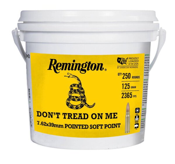 REMINGTON MUNITION 7,62X39 125GR PSP BUCKET 250/1000