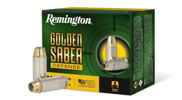 REMINGTON MUNITION 10MM 180GR BJHP GOLDEN SABER DEFENSE 20/500