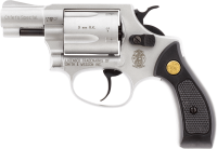 Smith & Wesson Chiefs Special 9 mm R.K., Nickel-Finish