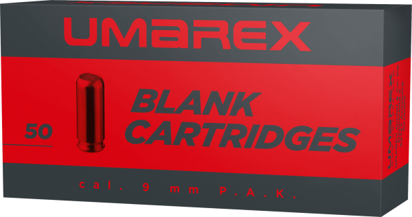 Umarex Platzpatronen 9 mm P.A.K., 50 St.