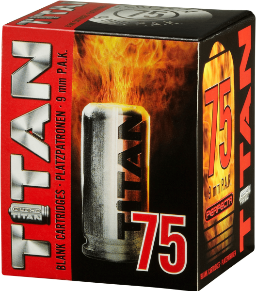 Perfecta Titan Platzpatronen 9 mm P.A.K., 75 St.