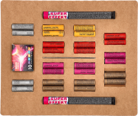 Umarex Supernova Set 15 mm, Schachtel mit 56 Effekten
