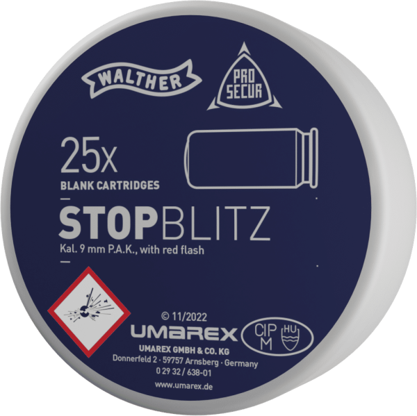 Walther ProSecur Stop Blitz 9 mm P.A.K., 25 St.