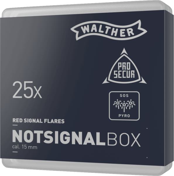 Walther ProSecur Notsignal-Box 15 mm, 25er Schachtel
