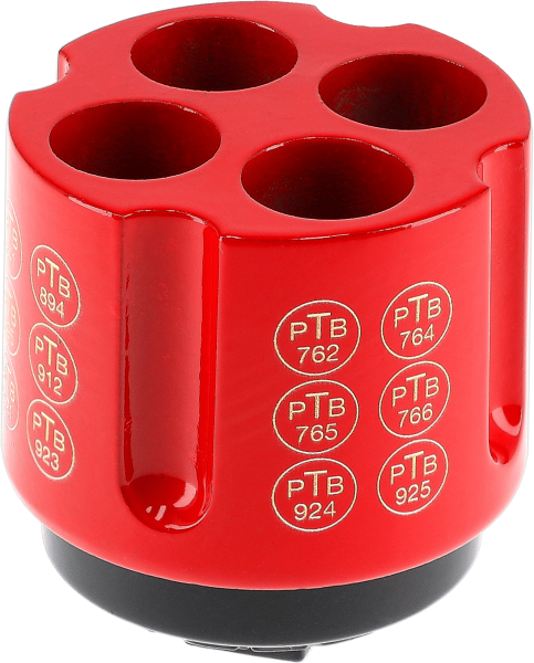 Perfecta Multi-Shooter Abschuss von bis zu 4 Pyro-Effekten (Kal. 15 mm) gleichzeitig, inkl. Adapter C, I, K
