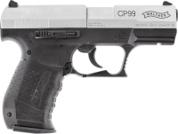 Walther CP99 Bicolor 4,5 mm (.177) Diabolo, CO₂, < 3,5 J, Schlitten Cerakote-silber