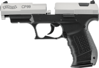 Walther CP99 Bicolor 4,5 mm (.177) Diabolo, CO₂, < 3,5 J, Schlitten Cerakote-silber