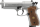 Beretta MOD. 92 FS 4,5 mm (.177) Diabolo, CO₂, < 4,0 J, Nickel-Finish, Holzgriffschalen