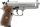 Beretta MOD. 92 FS 4,5 mm (.177) Diabolo, CO₂, < 4,0 J, Nickel-Finish, Holzgriffschalen