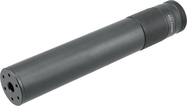 Umarex SD4 Silencer 14 mm CCW / 1/2"-20 UNF, f&uuml;r Druckluftwaffen bis 6,35 mm (.25), L&auml;nge 200 mm