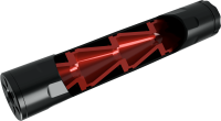 Umarex SD5 Silencer 14 mm CCW / 1/2"-20 UNF, f&uuml;r Druckluftwaffen bis 5,5 mm (.22), L&auml;nge 137 mm