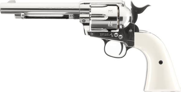 Colt SAA .45 - 5.5" 4,5 mm (.177) BB, CO₂, < 3,0 J, Nickel-Finish