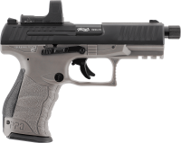 Walther PPQ M2 Q4 TAC Combo 4.6" Set 4,5 mm (.177) Diabolo, CO₂, < 3,0 J, Tungsten Gray