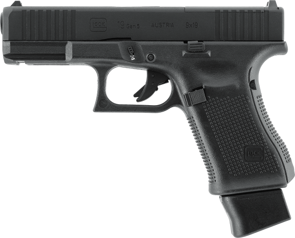 GLOCK G19 Gen5 MOS 4,5 mm (.177) BB, CO₂, < 2,0 J