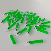 UX Airgun Darts 4,5 mm (.177), rot/gr&uuml;n gemischt, 100 St.