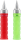UX Airgun Darts 5,5 mm (.22), rot/gr&uuml;n gemischt, 100 St.