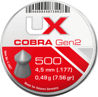 UX Cobra Diabolos Gen2 4,5 mm (.177), Spitzkopf, 0,49 g,...