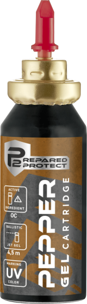 P2P Pfeffergelkartusche 11 ml, 10 % OC, ballistisch, f&uuml;r PGS und HDR 50 Launcher, UV-Markierung