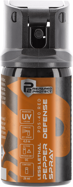 P2P PDS-40 Pfefferspray RED UV konischer Strahl, 26 ml