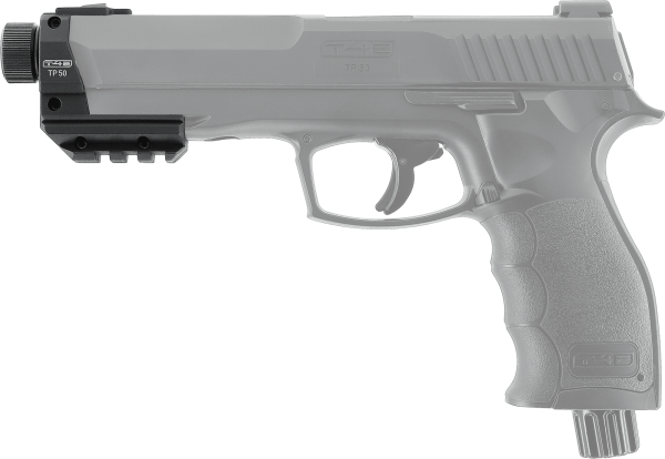 T4E Muzzle Attachment Carrier f&uuml;r TP 50 Gen1/Gen2, mit M&uuml;ndungsgewinde und R&auml;ndelmutter
