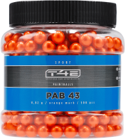 T4E Sport PAB 43 .43, 0,82 g, Orange Mark, 500 St.,...