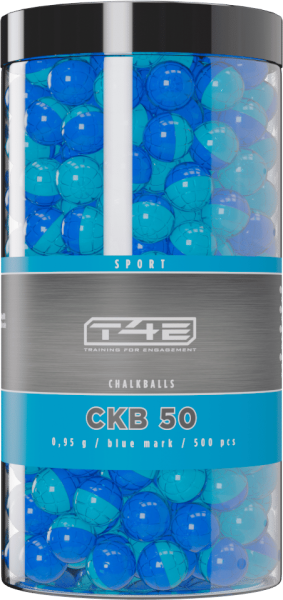 T4E Sport CKB 50 .50, 0,95 g, Blue Mark, 500 St., Beh&auml;lter