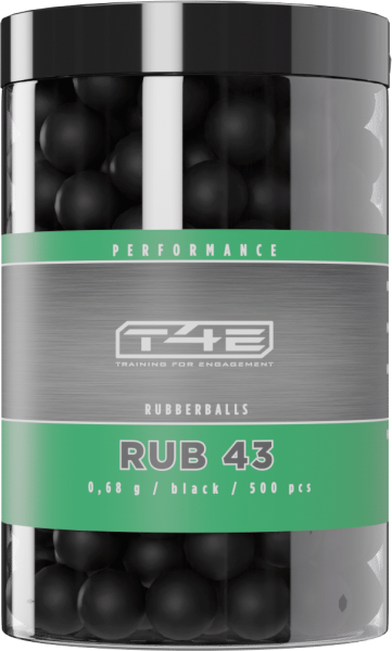 T4E Performance RUB 43 .43, 0,68 g, schwarz, 500 St., Beh&auml;lter
