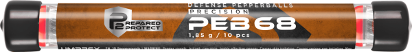 P2P Defense PEB 68 Prec .68, 1,85 g, rot, 10 St., R&ouml;hrchen