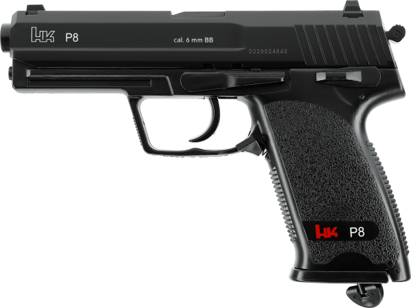 Heckler & Koch P8 6 mm, CO₂, < 2,0 J