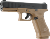 GLOCK G17 Gen5 French Edition 6 mm, Gas, < 1,0 J, Schwarz-Coyote