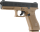 GLOCK G17 Gen5 French Edition 6 mm, Gas, < 1,0 J, Schwarz-Coyote