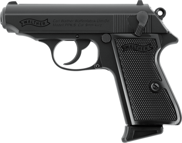 Walther PPK/S 6 mm, Gas, < 1,0 J