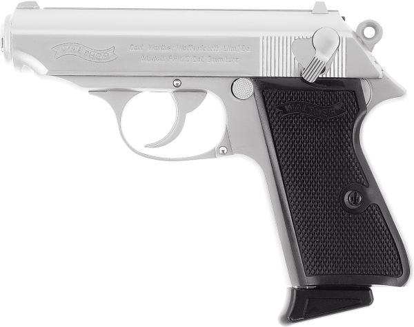 Walther PPK/S 6 mm, Gas, < 1,0 J, silber