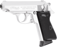 Walther PPK/S 6 mm, Gas, < 1,0 J, silber