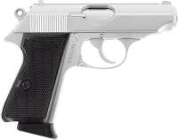 Walther PPK/S 6 mm, Gas, < 1,0 J, silber