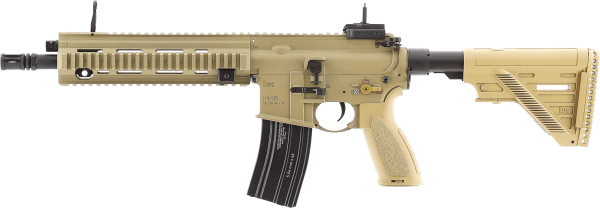 Heckler & Koch HK416 A5 Sportsline EyeTrace 6 mm, S-AEG, < 1,3 J, gr&uuml;nbraun