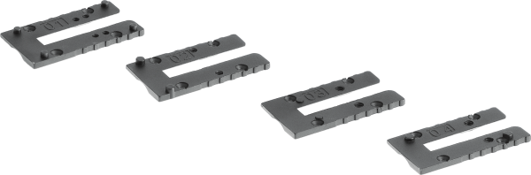 Umarex Adapterplatten 4er Set MOS 3 f&uuml;r Airsoft GLOCK, Footprints Trijicon, Docter, Leupold, C-More