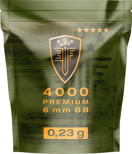 Elite Force Premium BBs 6 mm, 0,23 g, wei&szlig;, 4.000 St., Zip-Beutel