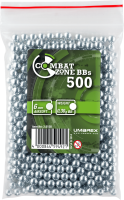 Combat Zone Quality Alu BBs 6 mm, 0,30 g, silber, 500...
