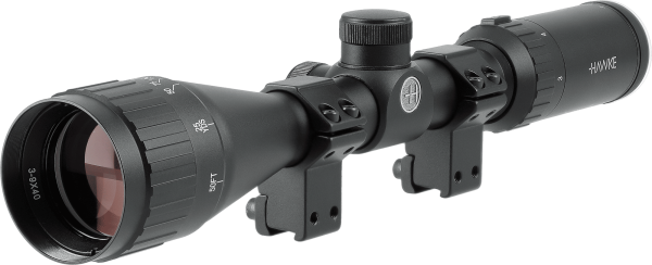 Hawke Fast Mount 3-9x40 AO (Mil Dot) inkl. Montageringe 11 mm