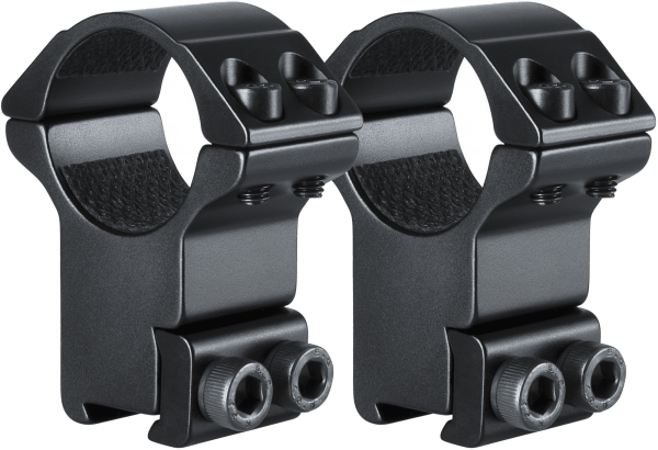Hawke Match Ring Mount 9-11mm / 3/8&rdquo; Dovetail 1" High Aluminium, Set (2 St.), Sattelh&ouml;he 22 mm