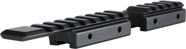 Hawke Adaptor Base Set 9-11mm / 3 &frasl; 8"  auf Weaver / Picatinny, 99 / 52 mm, Aluminium, zweiteilig