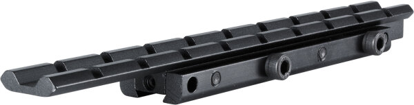 Hawke Adaptor Base 9-11mm / 3 &frasl; 8" auf Weaver / Picatinny, 187 mm, neigbar, Aluminium