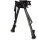 Hawke Tilt Bipod with lever adjustment 23-33 cm, f&uuml;r Riemenb&uuml;gel&ouml;se, schwenkbarer Kopf