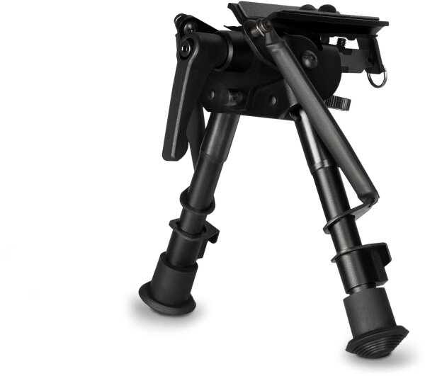 Hawke Swivel & Tilt Bipod w. lever adjustment 15-23 cm, f&uuml;r Riemenb&uuml;gel&ouml;se, dreh- und schwenkbarer Kopf
