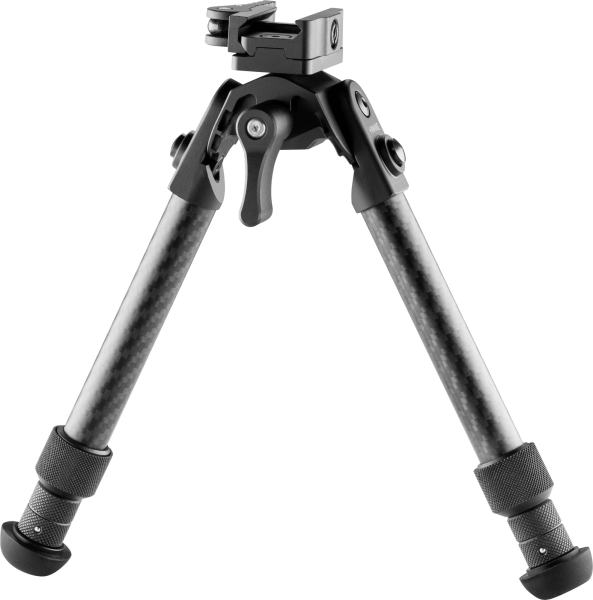 Hawke Carbon Fiber Pro Bipod schwenkbar, stufenlos einstellbare H&ouml;he, Picatinny, 20-28 cm