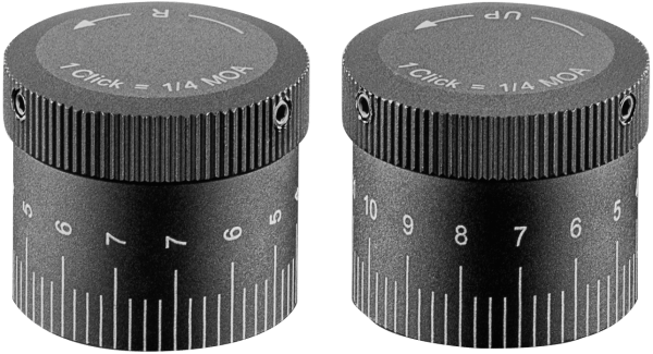 Hawke Riflescope Type 8 Turret Caps Vantage 30 WA SF (1/4 MOA locking) (W+E)